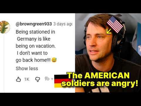 The American soldiers don't want to leave Germany!
