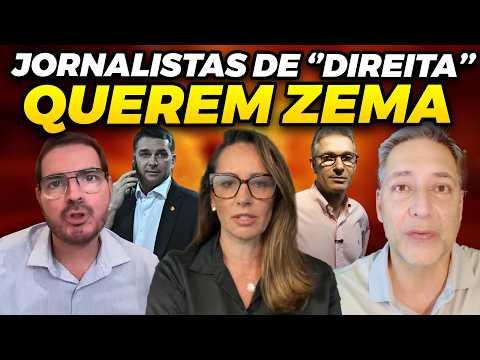LACOMBE, CONSTANTINO E ANA PAULA HENKEL ATACAM FLÁVIO BOLSONARO