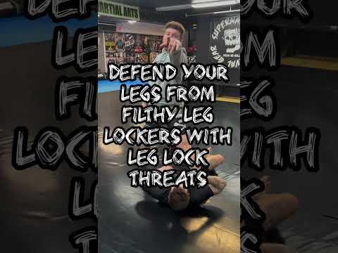 Protect your legs and pass their guard
