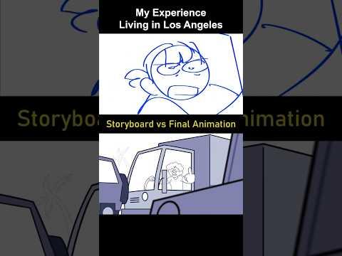 Storyboard vs Animation: Living in Los Angeles (shot 5)