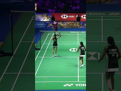 All smiles after this super rally! #shorts #badminton #BWF