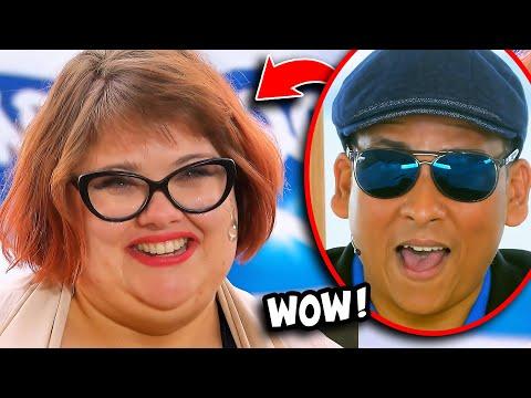 NIEMAND rechnete damit: STOTTERNDE Frau schockt ALLE!