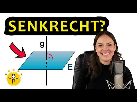 Steht die Gerade senkrecht zur Ebene? – Vektoren