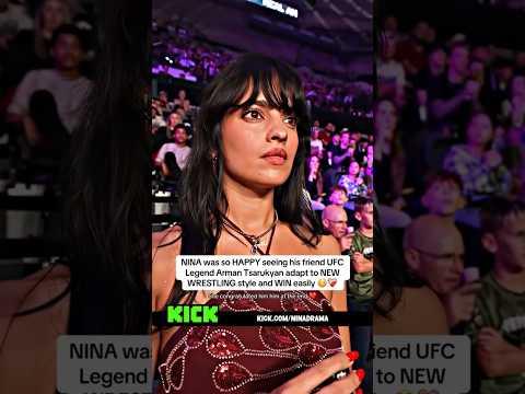 NINA was so HAPPY seeing his friend UFC Legend Arman Tsarukyan adapt to NEW WRESTLING style and WIN