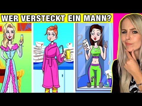 WER VERSTECKT SEINEN LIEBHABER? 🤪 24 lustige RÄTSEL zum mitmachen fordern deinen Verstand!
