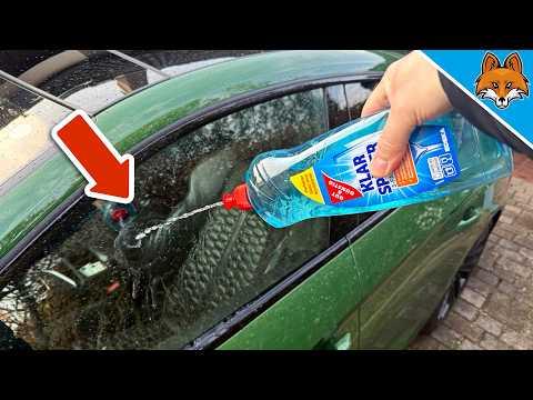 2 (leider Geheime) Tricks mit Klarspüler am Auto💥(KRASSES Ergebnis)🤯