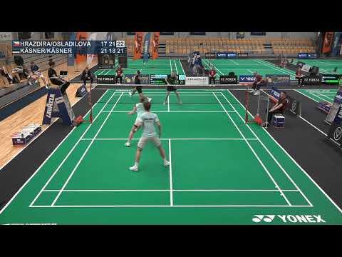 Match point - Hrazdíra / Osladilová vs Käsner / Käsner - XD, SF - Latvia International 2025