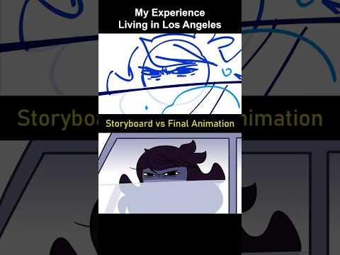 Storyboard vs Animation: Living in Los Angeles (shot 17)