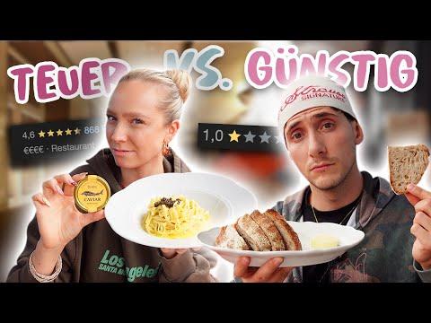 1 Tag TEUER Vs. GÜNSTIG essen 🫰💶|CARAMELLA