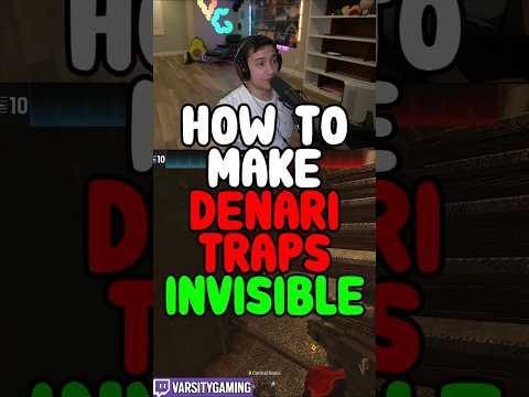 INVISIBLE DENARI STRAT (SIEGE SCHOOL) #shorts