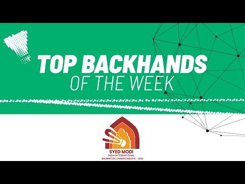 SYED MODI India International 2025 | Top Backhands of the Week