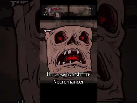 The NEW Necromancer Transformation #tboi #thebindingofisaac #bindingofisaac #repentance