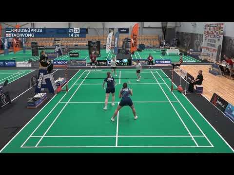 Match point - Kruus / Üprus vs Tao / Wong - WD, Final - Latvia International 2025