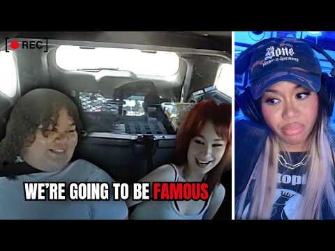 True Crime Fan Girls Roleplay in Back of Police Car