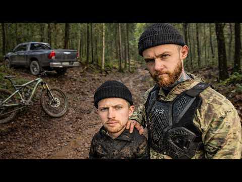 Mountainbike Trails mit meinem unerzogenen Sohn