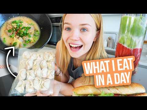 What i eat in a day + Lebensmittel Haul (aka mein absolutes Lieblingsvideo)