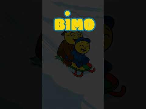 Bimo’s Snow Ride With Dad! ❄️✨ #bimo #bimoonline #bimoshorts