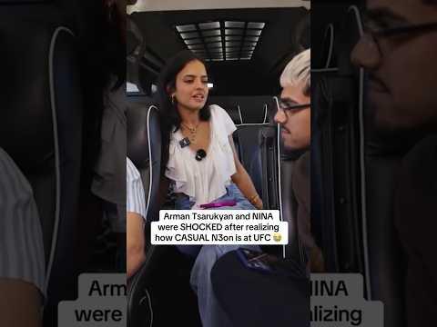 Arman Tsarukyan and NINA were SHOCKED after realizing how CASUAL N3on is at UFC 😭