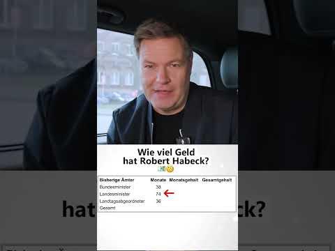 So viel Geld verdiente Habeck bisher in der Politik 😳