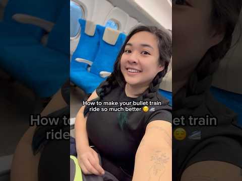 Things that upgrade your bullet train life 🚄💼