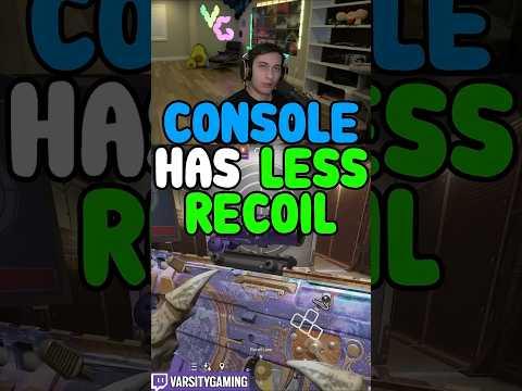 CONSOLE PLAYERS HAVE LESS RECOIL (SIEGE SCHOOL) #shorts