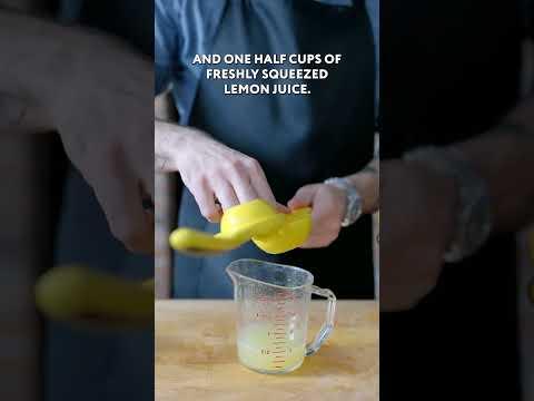 Homemade ginger mint lemonade for summer!