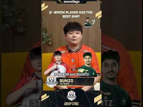Which Overwatch pro has the best aim? 🎯 #shorts #overwatch #esports