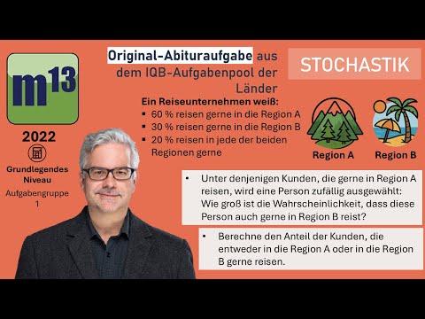 Abitur-Aufgabe: 2022 - STOCHASTIK - OHimi - grundlegendes Niveau - Aufgabengruppe 1