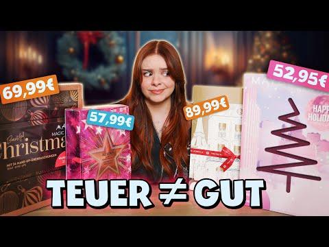 Ich teste ALLE Drogerie Beauty Adventskalender über 50€ 💸 (ich bin SCHOCKIERT 🫠)