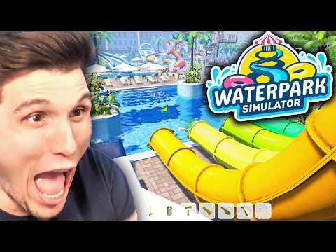 Ich baue mein eigenes SCHWIMMBAD | Wasserpark Simulator