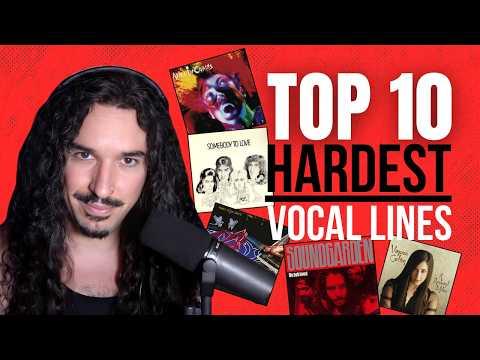 Top 10 Hardest Vocal Lines - before & after WARMING UP