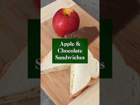 Irish Apple & Chocolate Sandwiches from the 1930s