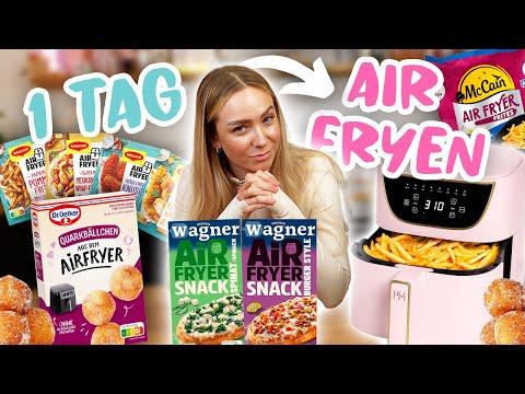 1 TAG nur AIRFRYER Produkte essen 🔥