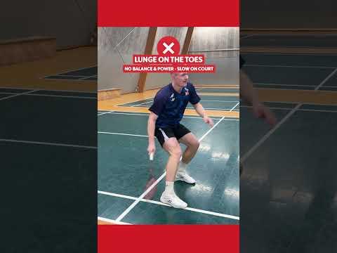 ❌ vs. ✅ How to lunge to be fast