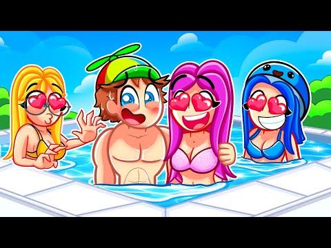 I Kissed my CRAZY FAN GIRL at a Pool Party in GTA 5...