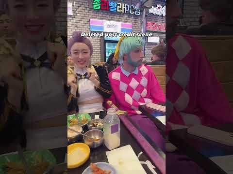 Dopamine farming at Baekjonkbbq w/ @JuliaStunts @morganlefoy @bbnomoney #kpopdemonhunters