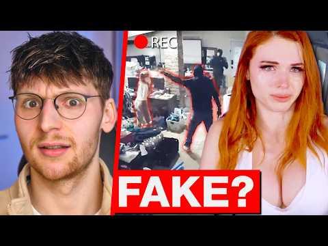 Faked Amouranth ihren eigenen Überfall?