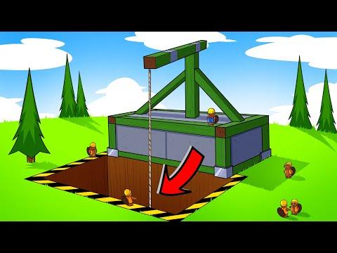 Engineering a deep shaft for UNLIMITED POWER in Timberborn!