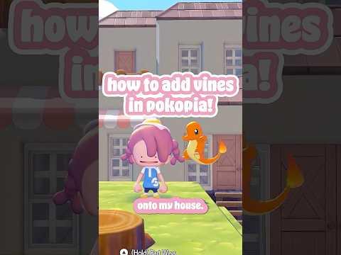 how to add vines in pokemon pokopia! #pokopia #pokemon #pokemonpokopia #pokopiabuild #pokopiatips