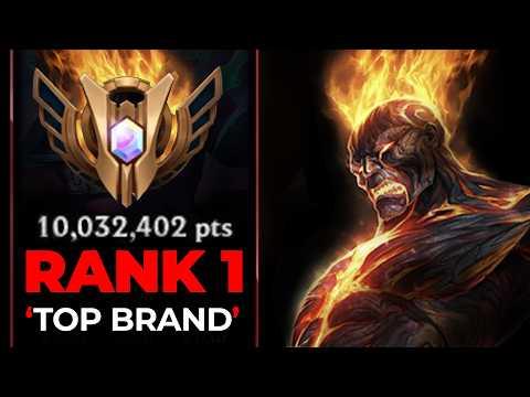 I Played Against Rank 1 Brand in the World (He plays top lane)