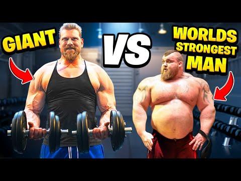Worlds Strongest Man VS GIANT | Who's Stronger?  Ft. Oliviers Richters