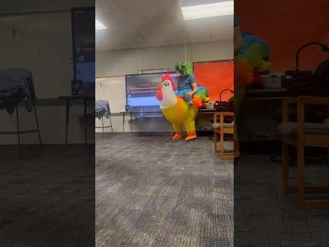 Me Singing Steve’s Lava Chicken At The Halloween Party