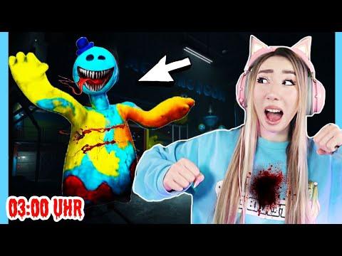 RENN WEG wenn DOEY THE DOUGHMAN dich 3 Uhr nachts fangen will - NOOB in POPPY PLAYTIME chapter 4