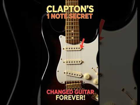Eric Clapton's ONE NOTE Trick (Head Turning E Blues) #bluesriffs #clapton #GuitarTricks