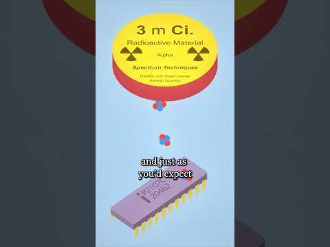 How Alpha Particles Can Break Computer Chips