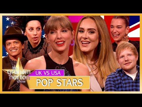 UK vs USA Pop Stars On The Graham Norton Show