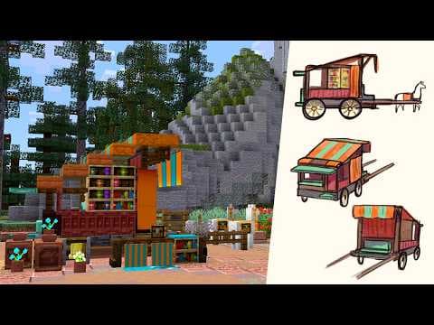 Illustrator Plays Minecraft | Pigs and Trader Llamas