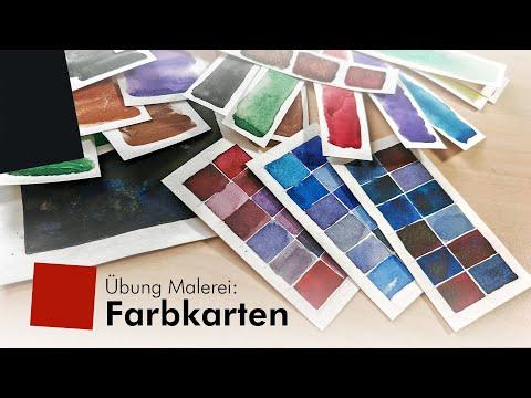 Übung Malerei: Farbkarten