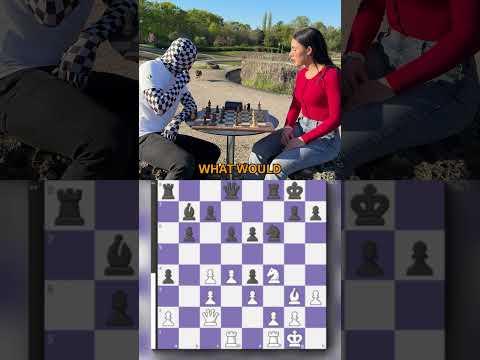 challenging a mysterious masked chess player!!