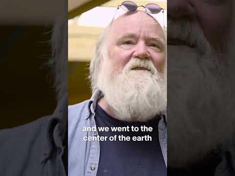 "I crawled into this cupboard with Brian the cat, and we went to the center of the Earth..."